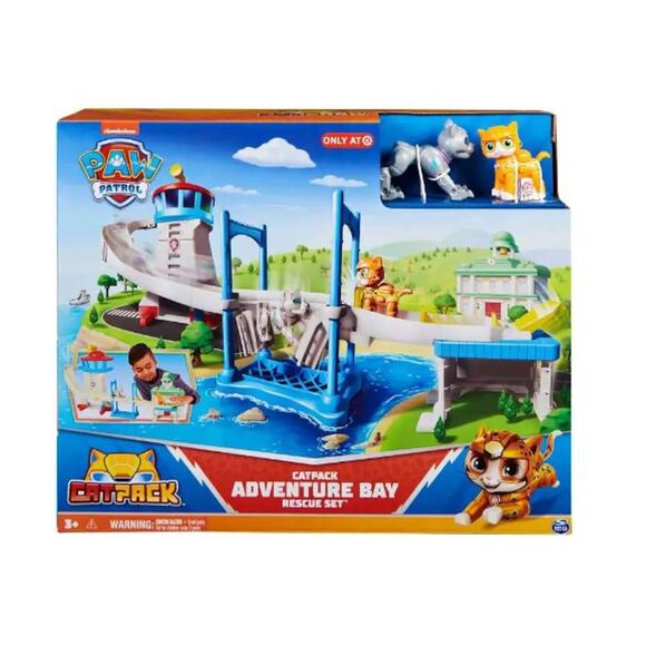 Paw Patrol Cat Pack Catpack Adventure Bay Exclusive Playset - Picture 1 of 8